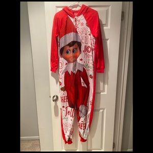 Elf on the Shelf Adult Onesie